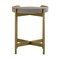 Armen Living Dua Gray Concrete End Table with Antique Brass LCDULACC - alternate 8